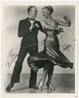 Fred Astaire And Ginger Rogers Dual Signed 8x10 Photo (PSA/DNA)